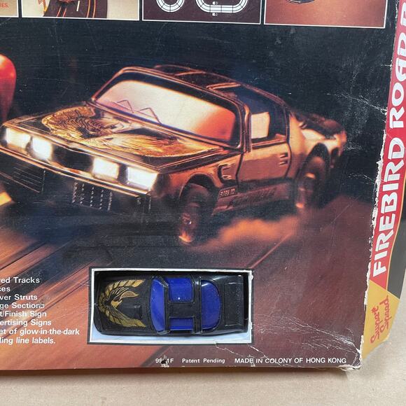 Super Fast Firebird Road Race Set New in Box Untested Vintage 1981 Collectible - Picture 3 of 9